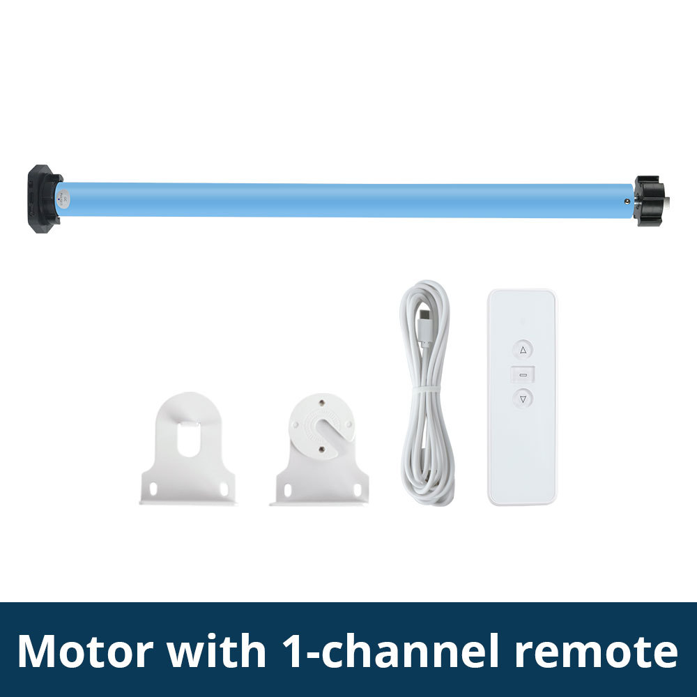 Zemismart Zigbee Rechargeable Roller Shade Motor For 37 38mm Tube works with Tuya Smart Life APP Control Works with Google Assistant