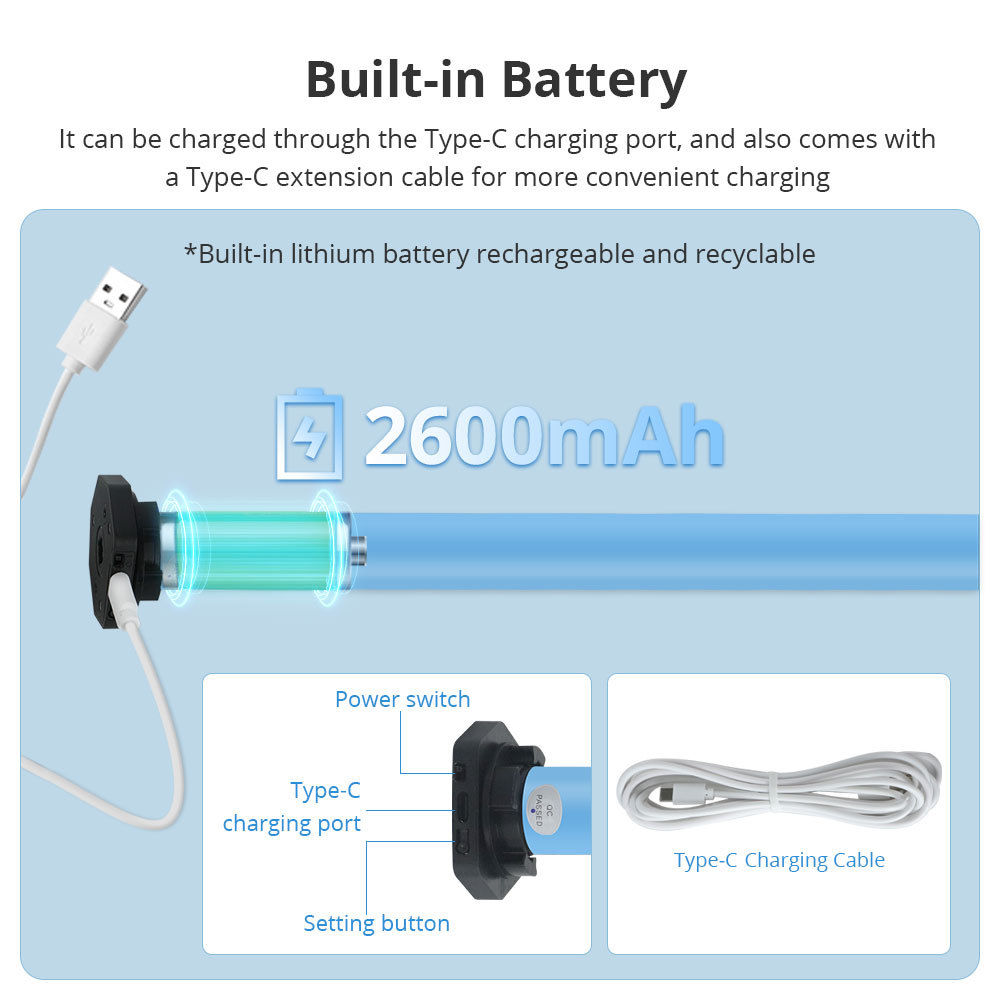 Zemismart Zigbee Rechargeable Roller Shade Motor For 37 38mm Tube works with Tuya Smart Life APP Control Works with Google Assistant