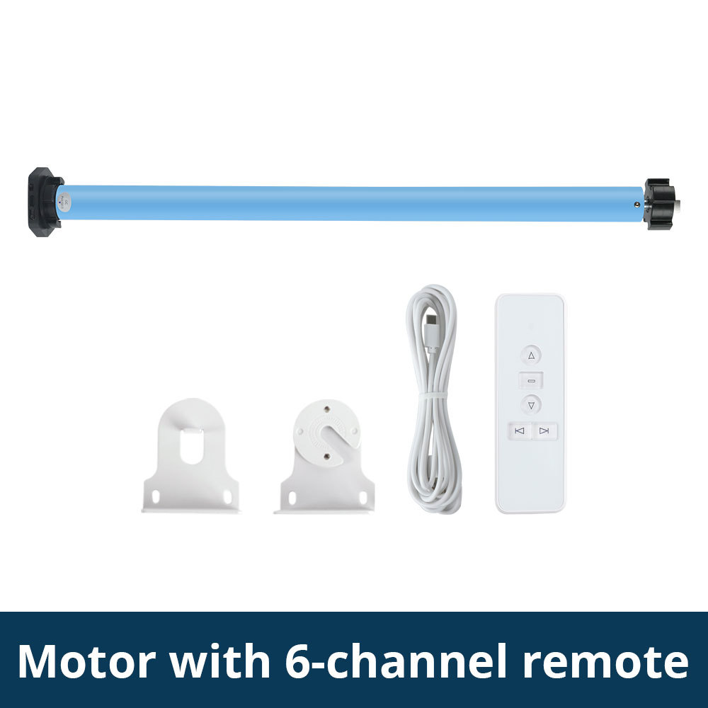 Zemismart Zigbee Rechargeable Roller Shade Motor For 37 38mm Tube works with Tuya Smart Life APP Control Works with Google Assistant