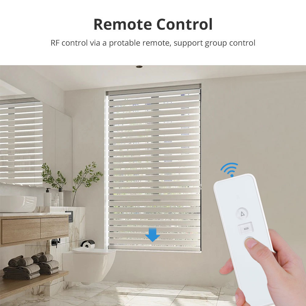 Zemismart Zigbee Rechargeable Roller Shade Motor For 37 38mm Tube works with Tuya Smart Life APP Control Works with Google Assistant