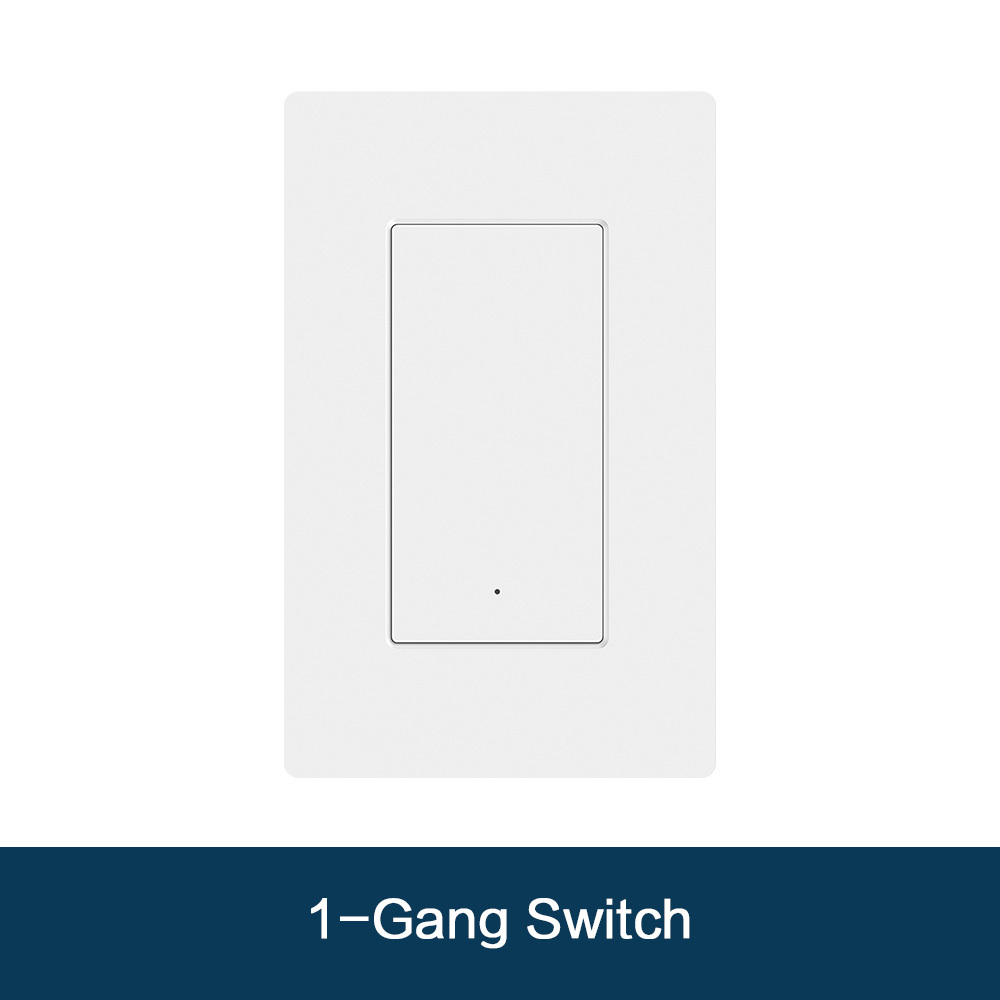 Zemismart Wifi Matter US Standard 3-Way Switch with Frame HomeKit Google Home SmartThings Home Assistant Voice Control