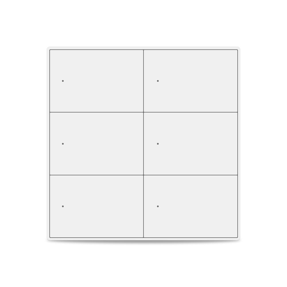 Zemismart Zigbee Neutral Push Switch 606-6