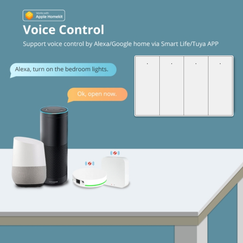 Zemismart Zigbee Neutral Push Switch 606-4