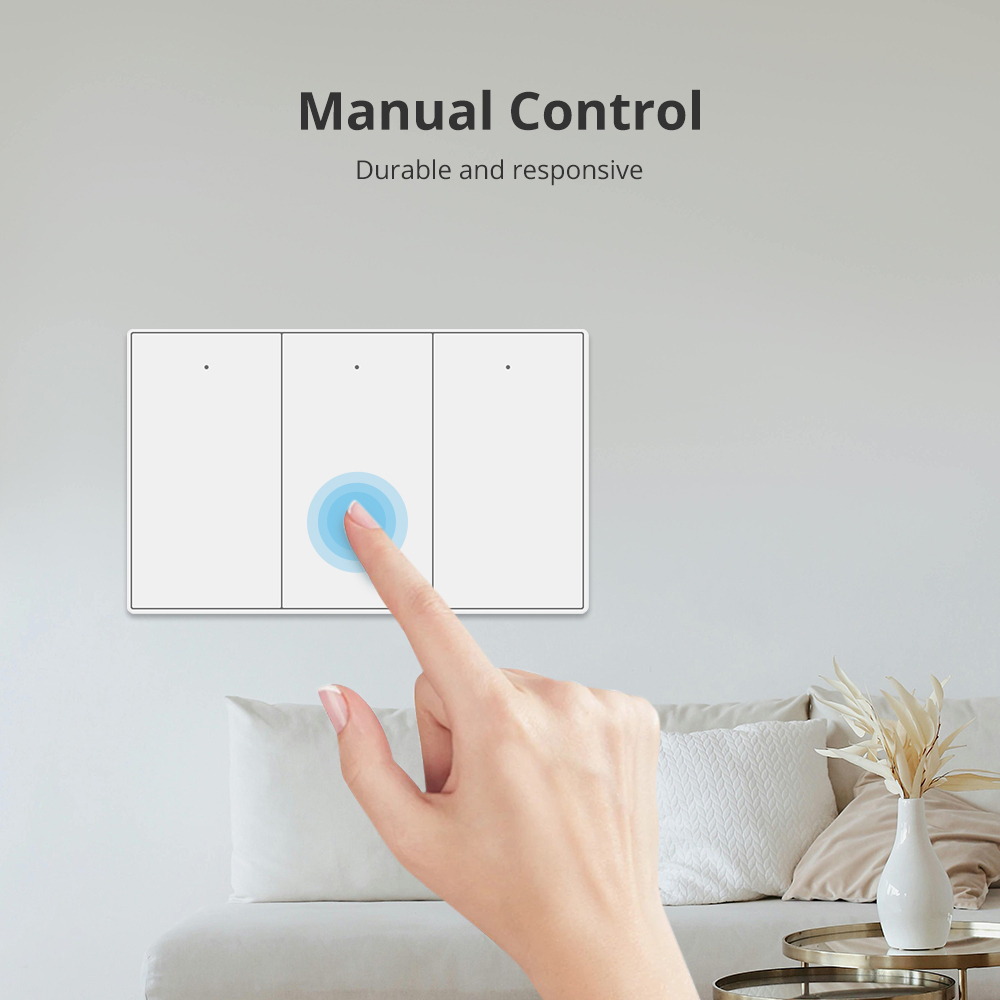 Zemismart Zigbee Neutral Push Switch 606-3