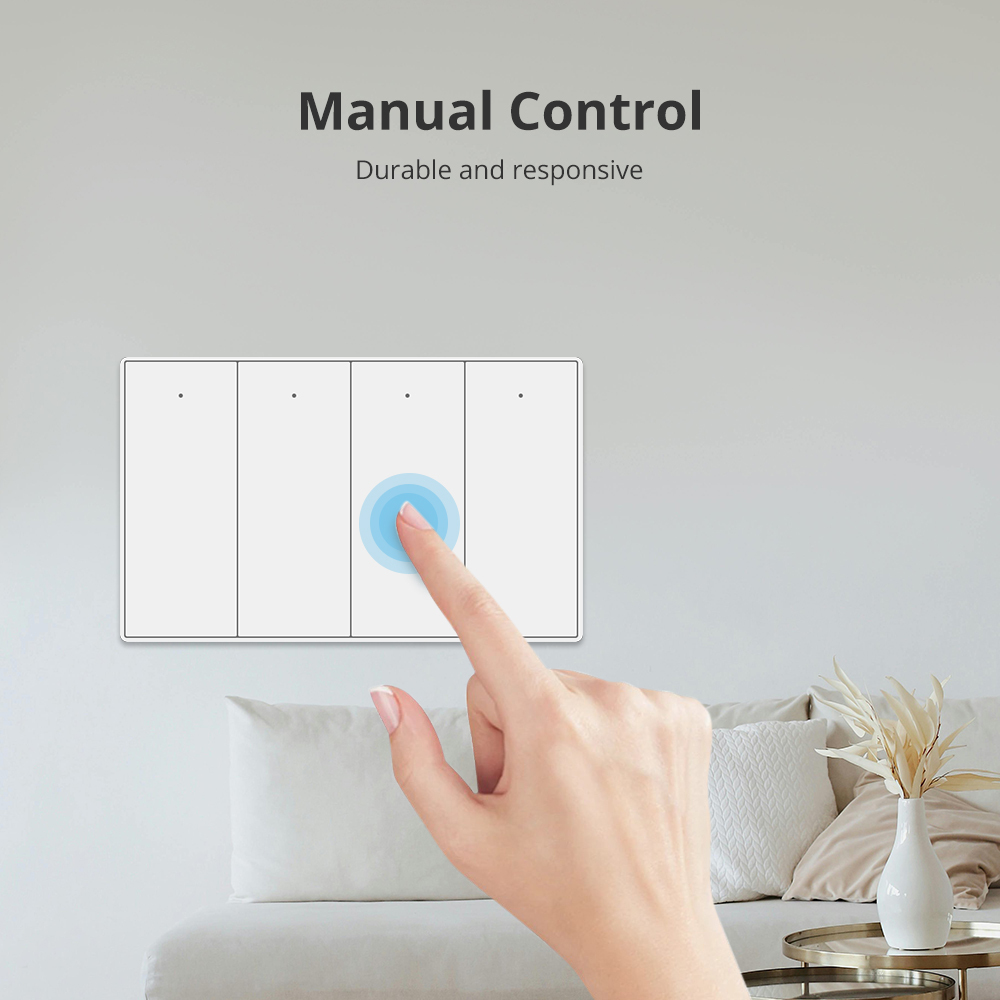 Zemismart Zigbee Neutral Push Switch 606-4