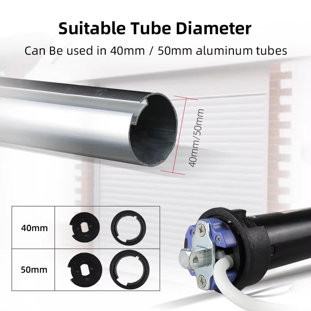 Zemismart Zigbee Roller Shade Blind Motor for 40mm 50mm Tube works with Tuya Alexa Google Home Voice Control Smart Life Remote Control