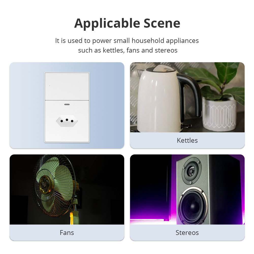 Zemismart Zigbee Smart Socket 10A Brazil Outlet with Type C Charging Port with Neutral works with Tuya Home Smart Life App Remote Control