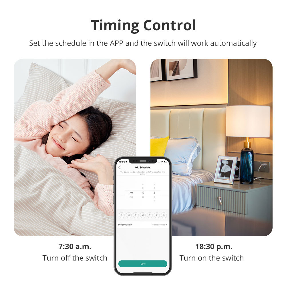 Zemismart 6 Gangs Smart Zigbee Switch 4x4 Push Button works with Tuya HomeKit Light Switch Alexa Google Home Voice Control SmartThings