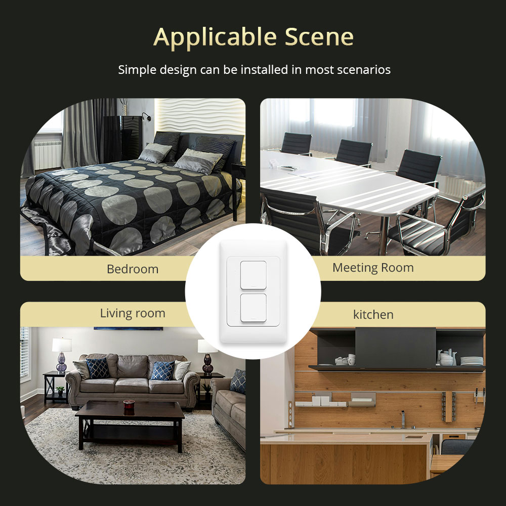 Pre-sale Zemismart New Design Zigbee 3.0 Wall Push Light Switch