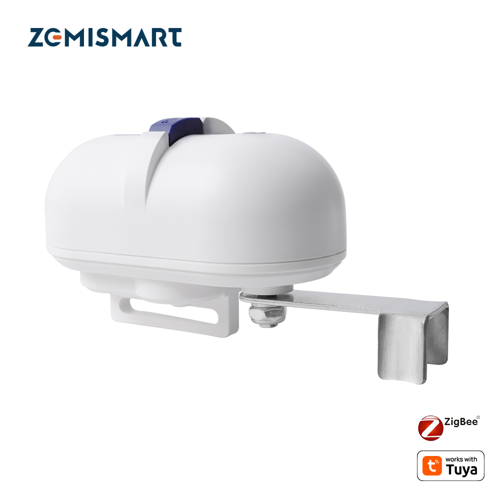 Zemismart Smart Zigbee Water Gas Pipeline Remote Valve Controller Shut Off Water Timer works with Tuya Smart Life APP Alexa Google Home Voice Control