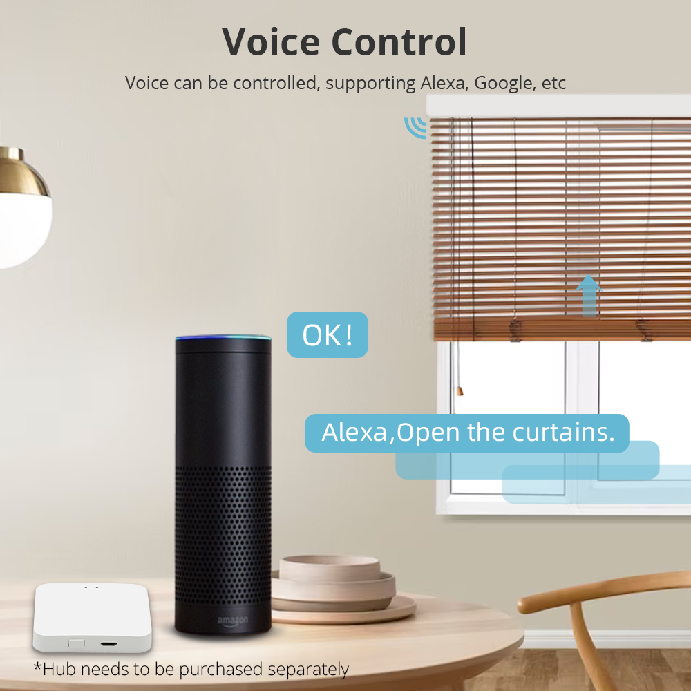 Zemismart Zigbee Roller Motor for 36 37mm Tube Smart Electric Engine works with Tuya Alexa Google Home Smart Remote Control