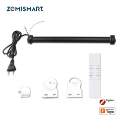 Zemismart Zigbee Roller Shade Motor For 38mm tube works with Tuya SmarThings Alexa Echo Google Home Control Electric Engine Shutter Rod
