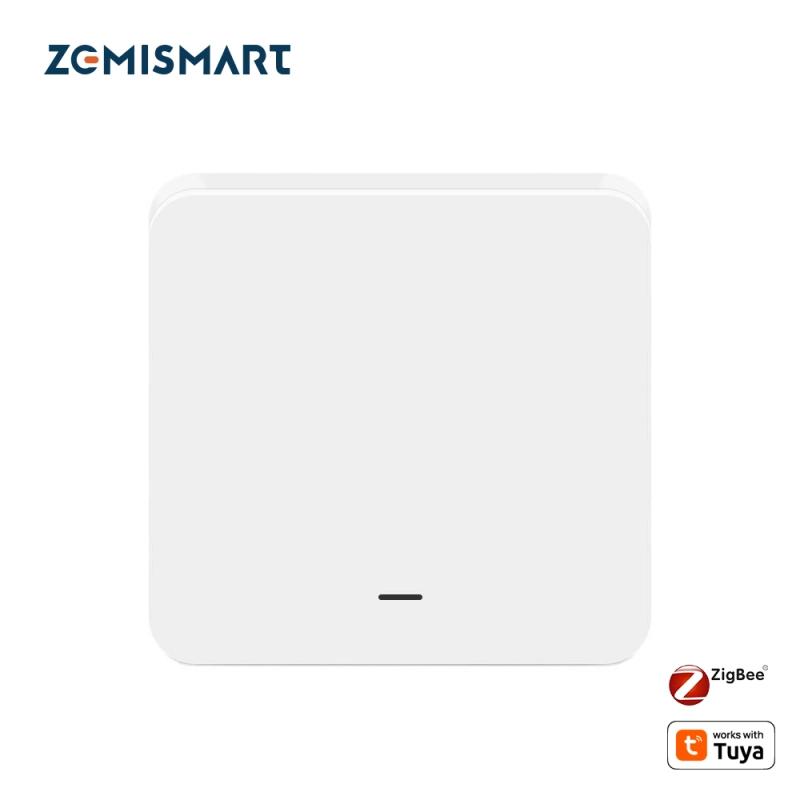 Zemismart Zigbee 30A Water Heater Boiler Switch EU with Push Button Electric Light Switch High Power works with Tuya Alexa Google Control
