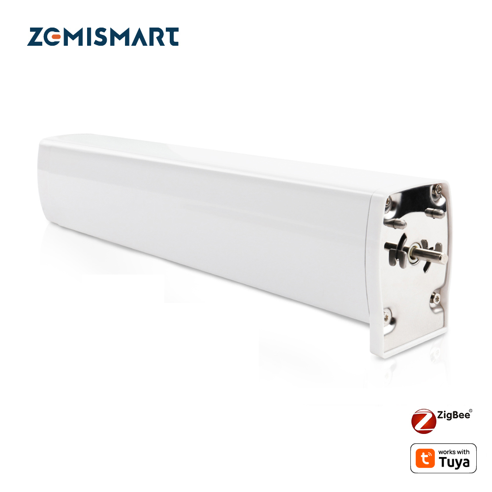 Zemismart Zigbee 3.0 Smart Electric Curtain Motor with Remote Control works with Tuya Alexa Google Home Timer Automatic Curtain System