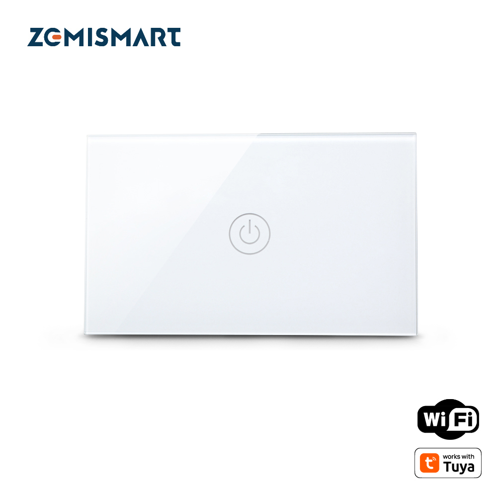 Zemismart US Tuya WiFi Light Switch No Neutral Wire Required One Two Three Gang  Alexa Google Home Assistant Smart Life Control