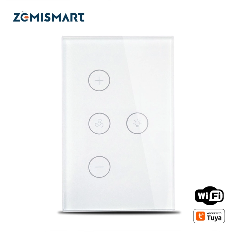 Smart WiFi switch for Fan light Compatible with Alexa Google Home Smart Life App Control