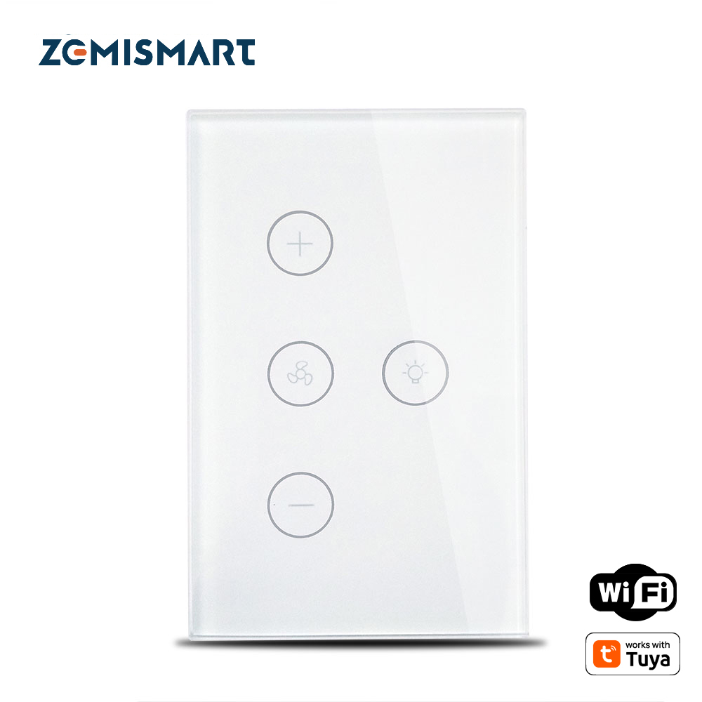 Smart WiFi switch for Fan light Compatible with Alexa Google Home Smart Life App Control