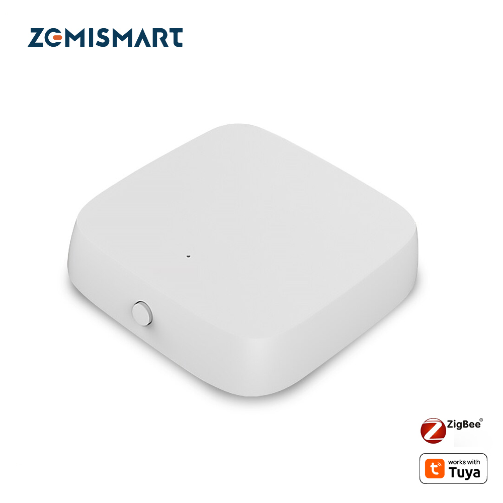 Zemismart Zigbee Temperature Humidity Sensor Monitoring Smart Home Detector Timer works with Tuya Alexa Google Home Voice Control