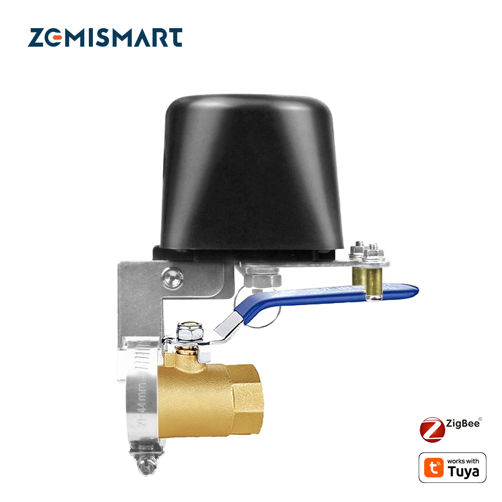 Zemismart Electronic Smart Zigbee Irrigation Controller Watering System Automatic Gas Valve works with Tuya SmartThings Control