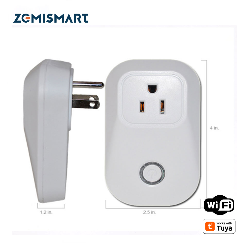 US Type WiFi Smart Power Socket Wireless Remote control Timer2.4G 10A Wifi Power plug outlet compatible with Tuya Amazon Echo