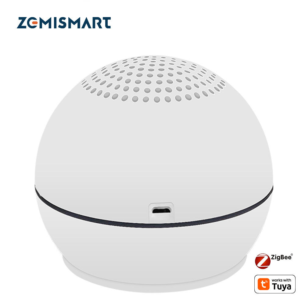 Zemismart WiFi Siren Alarm Sensor Home Security Alert Burglar Detector Smart Linkage PIR Sensor works with Tuya Smart Life Remote Control