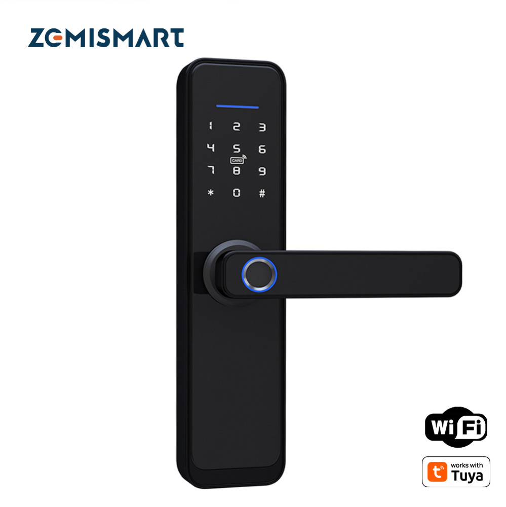 Zemismart WiFi Smart Lock Core Cylinder Intelligent Security Door Lock Encryption With Keys Work With Smart Life App works with Tuya