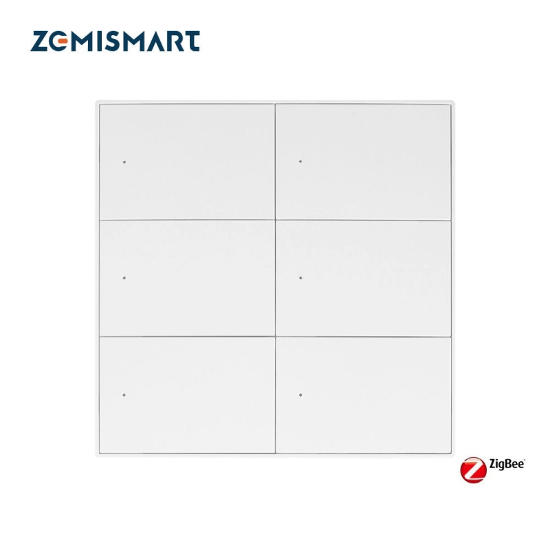 Zemismart Zigbee Neutral Push Switch 606-6