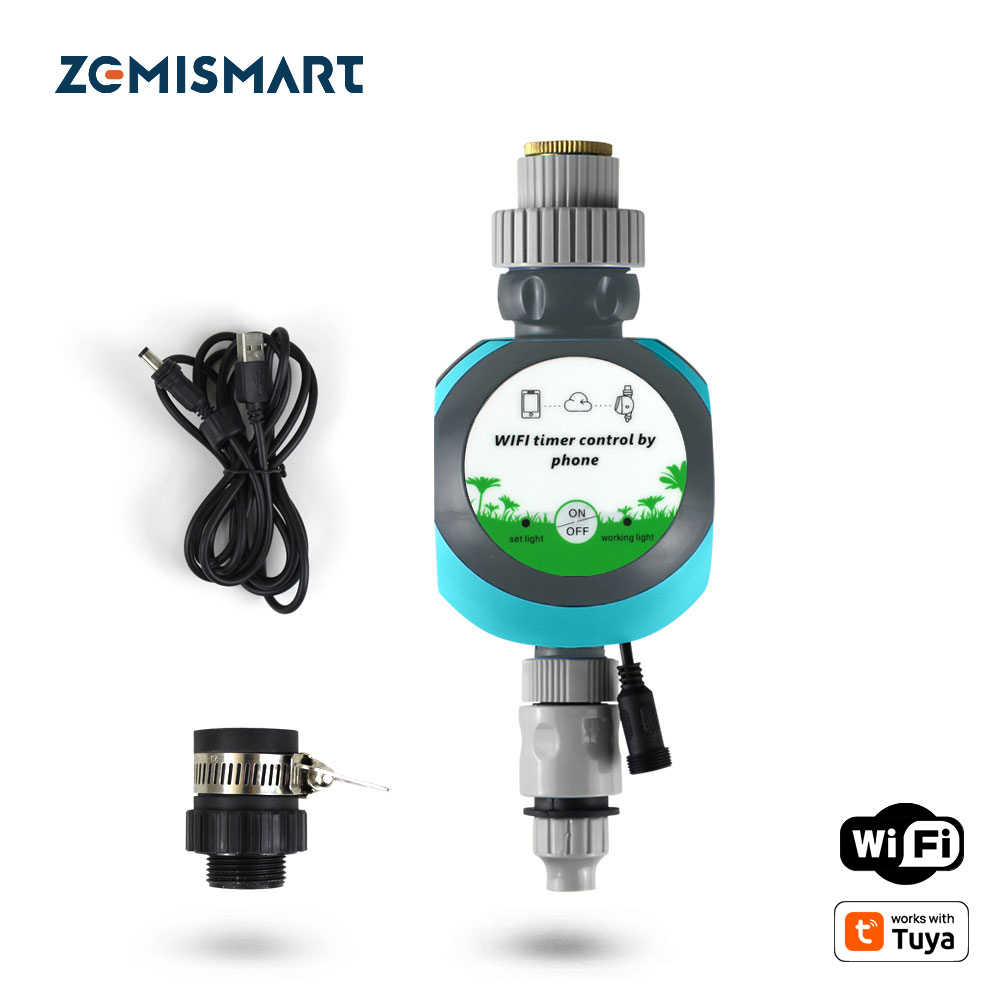 WiFi Smart Irrigation Electrical Watering Automatic Sprinkler Remote Garden System Timer works with Tuya Alexa Echo Google Home