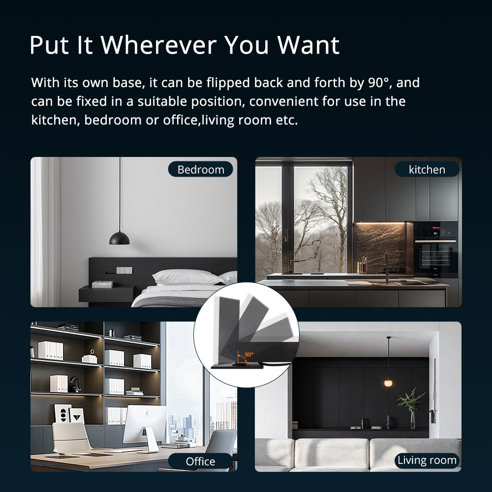 Zemismart 5 inch Smart Home Multi-functional Touch Screen come with Stand Control Panel work with Tuya Built in Alexa Zigbee Hub Smart control Panel