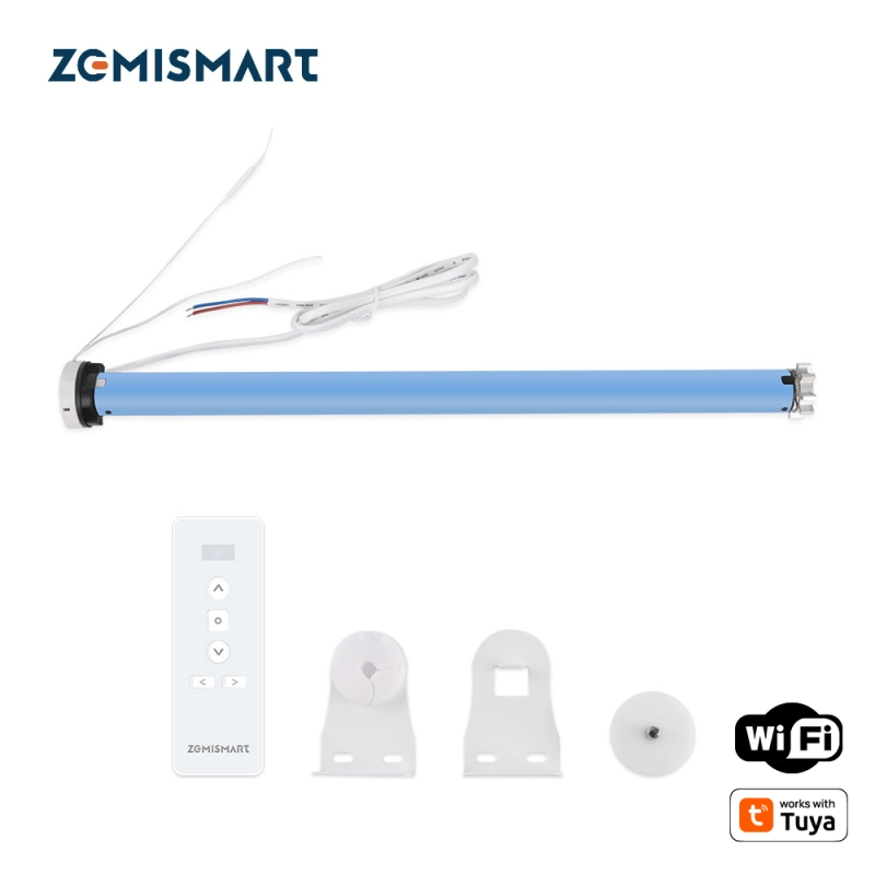 Zemismart WiFi 2N Roller Shade Blinds Motor Smart Electric Curtain Motor for 37 38mm Tube works with Tuya Alexa Google Assistant Voice Control