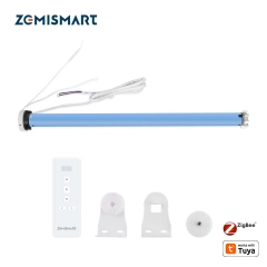 Zemismart Zigbee 2N Smart Roller Shade Blinds Motor for 38mm Tube works with Tuya Smart Life App Alexa Google Assistant Voice Control