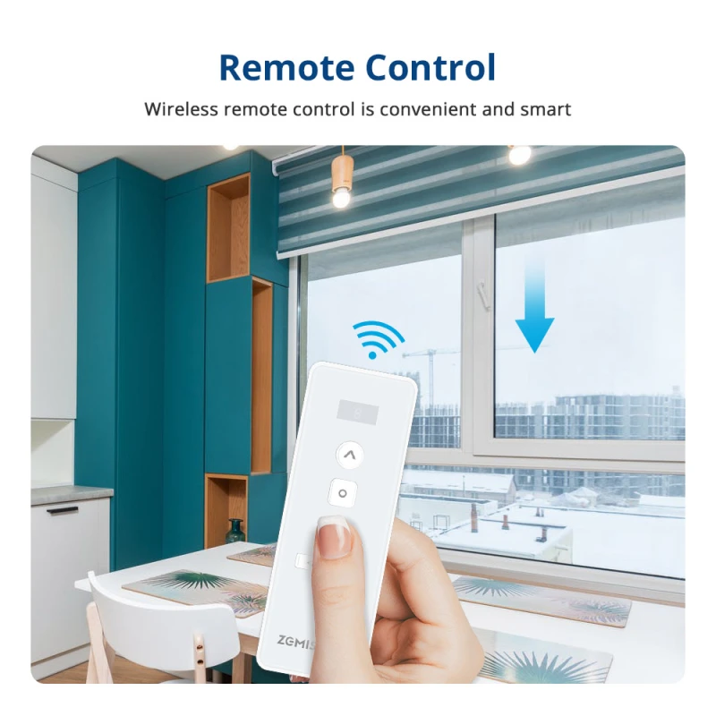 Zemismart WiFi 2N Roller Shade Blinds Motor Smart Electric Curtain Motor for 37 38mm Tube works with Tuya Alexa Google Assistant Voice Control