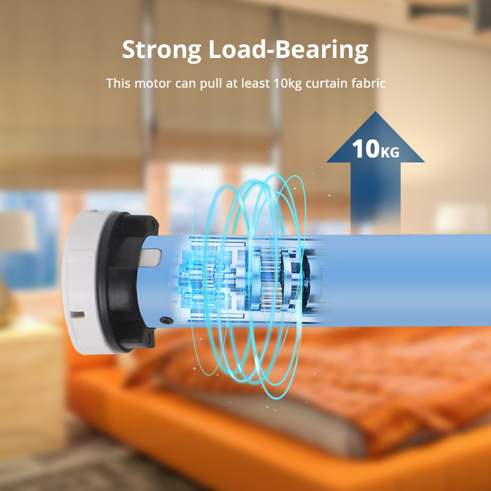 Zemismart WiFi 2N Roller Shade Blinds Motor Smart Electric Curtain Motor for 37 38mm Tube works with Tuya Alexa Google Assistant Voice Control