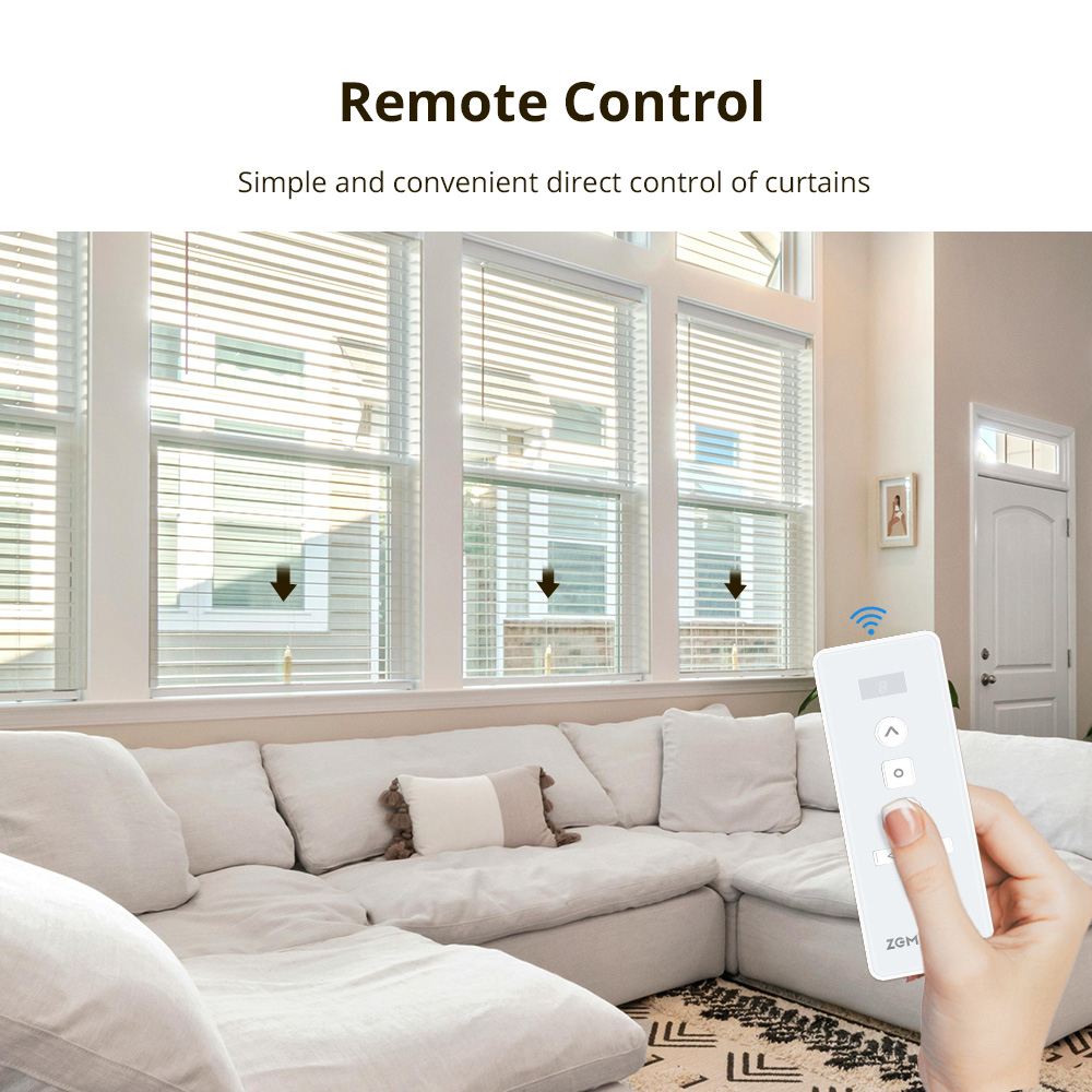 Zemismart Wifi Smart Blind Engine Motor for Aluminum Roman Blind