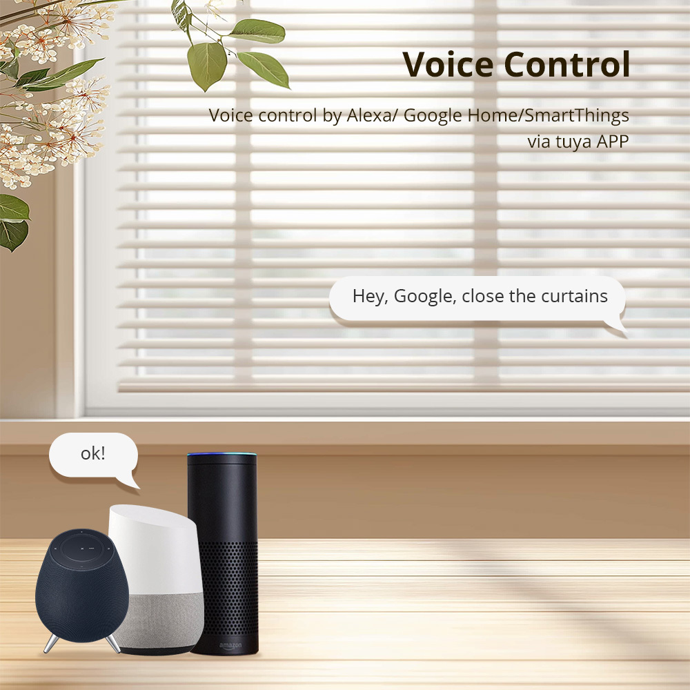 Zemismart Wifi Smart Blind Engine Motor for Aluminum Roman Blind Honeycomb Curtains Work with Tuya APP Alexa Google Home Voice Control