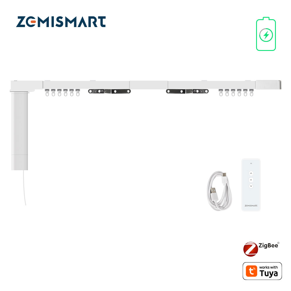 モトトモ Zemismart Tuya Zigbee Electric Curtain Motor with Splicing