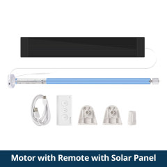 Motor with channel 1+solar panel
