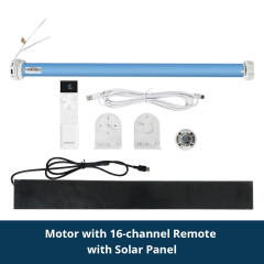 Motor with Remote and Solar Panel