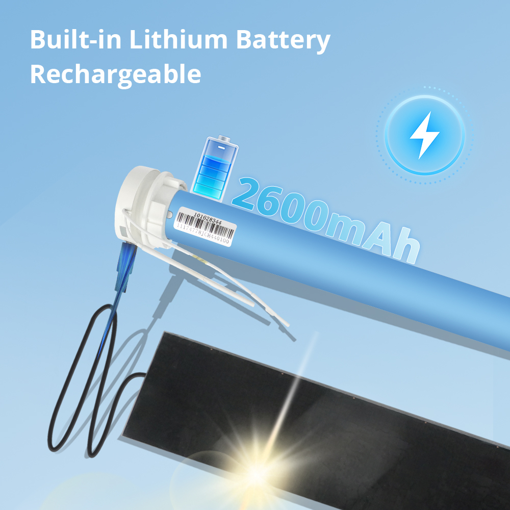 Zemismart Smart Wifi Rechargeable Roller Shade Motor Suitable for 37mm 38mm tube work with Tuya Google Home Voice Control Alexa