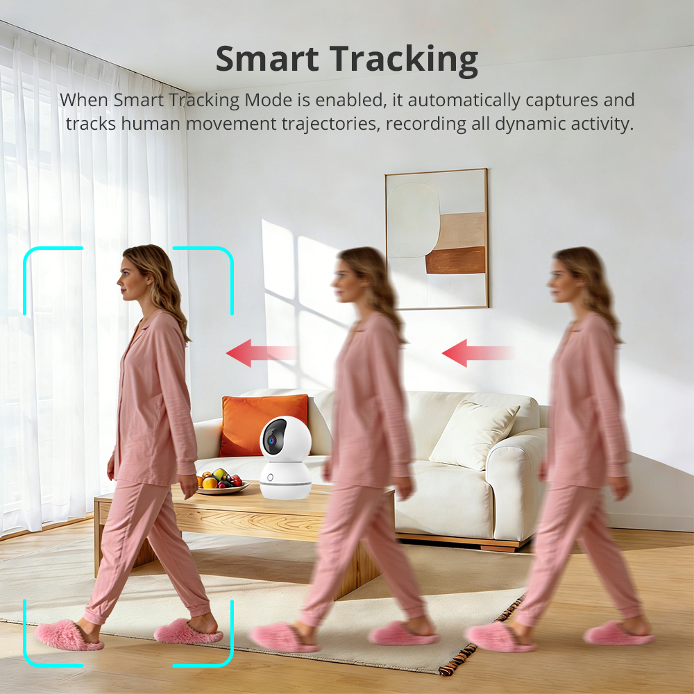 Zemismart Wifi Smart Indoor Pan/Tilt Security Camera