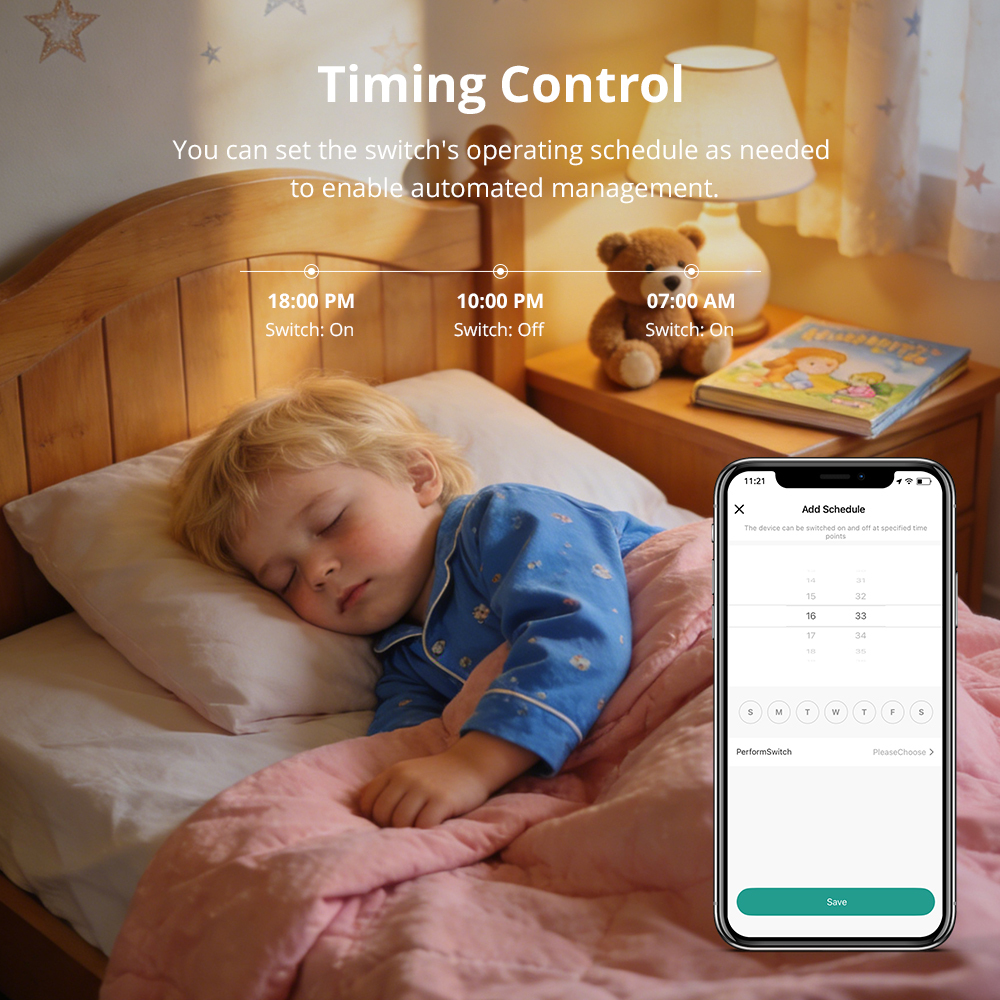 Zemismart Zigbee Neutral Switch White Color with PC Material 1 2 3 4 gangs works with Tuya HomeKit Google Home via M6 hub