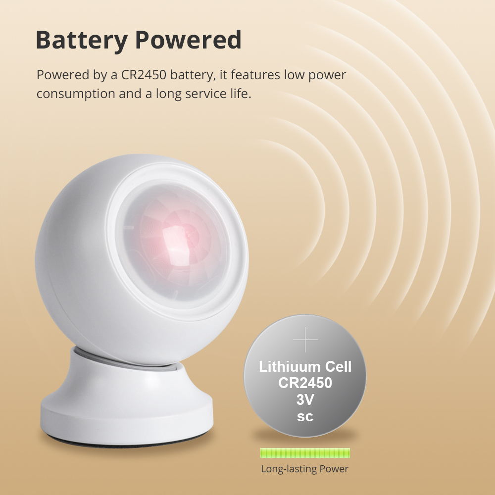 Zemismart Zigbee Human Presence Sensor Battery Version PIR Motion