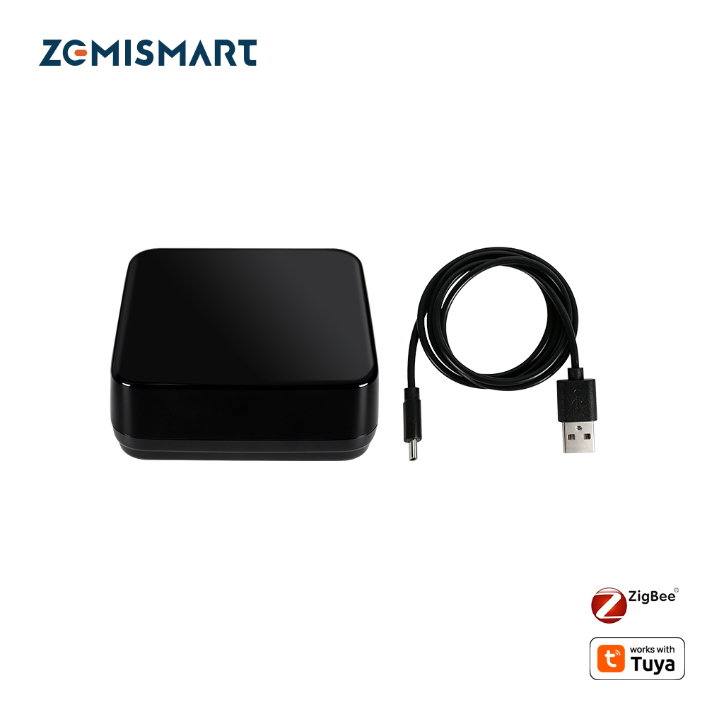 Zemismart Zigbee IR Remote Control Smart Home works with Air Conditioners,TVs,Audios Support HomeKit Tuya App Support  Voice Control via Siri Alexa