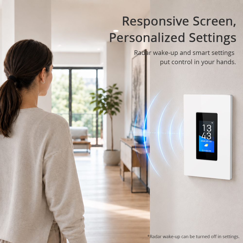 Zigbee touch sceen switch