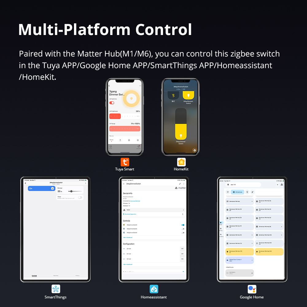 Zigbee Smart screen switch