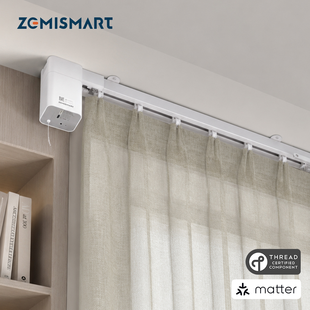 Matter thread curtain motor
