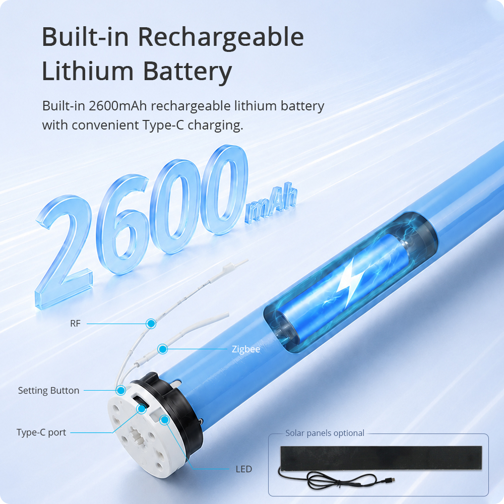 Zemismart rechargeable motor