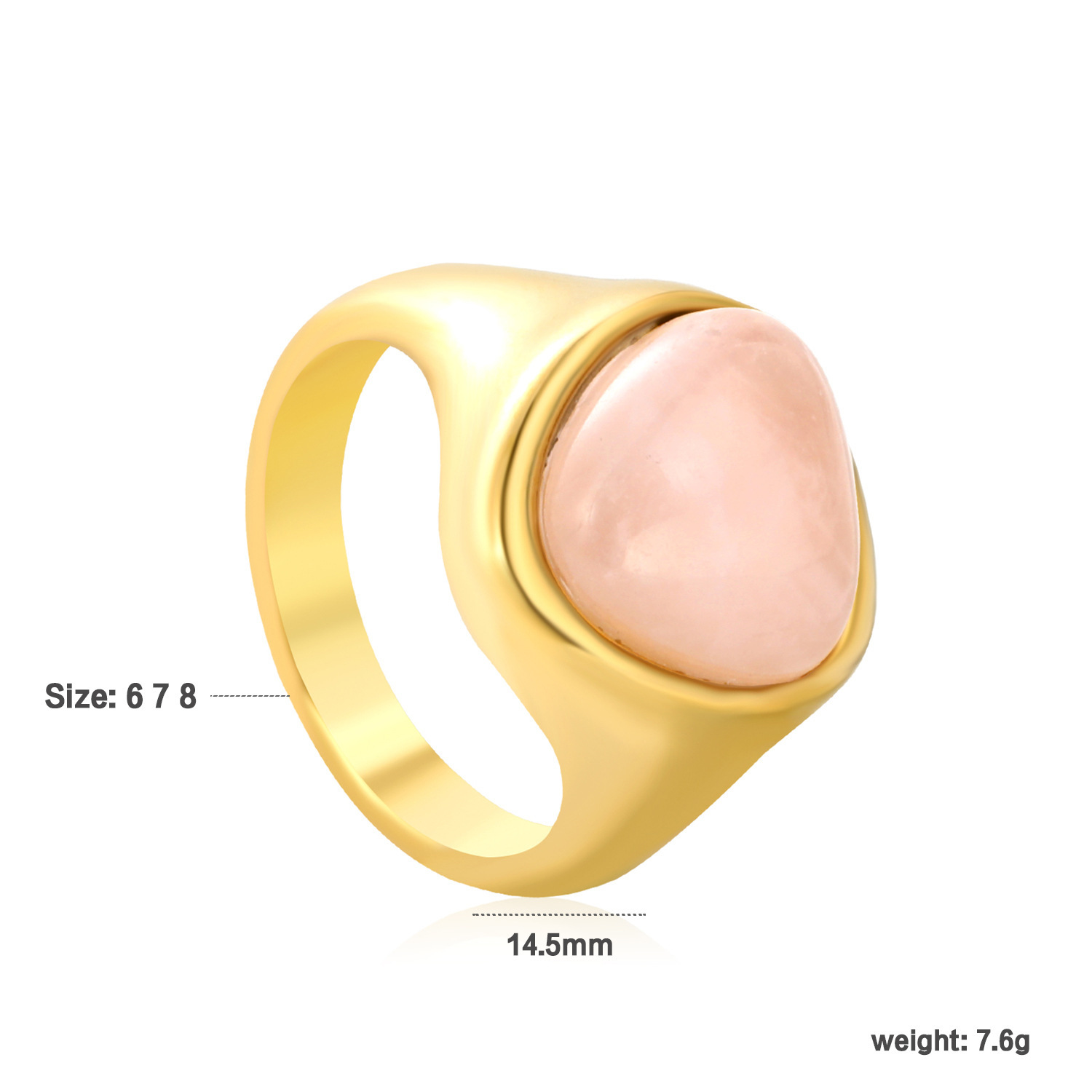 Elegant Tiger Eye Stone Ring Fashion 304 Stainless Steel Vintage Luxury Style Geometric Pattern Unisex High-End Sensual Ring