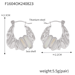 F1604-Steel Earrings Ke64633-K