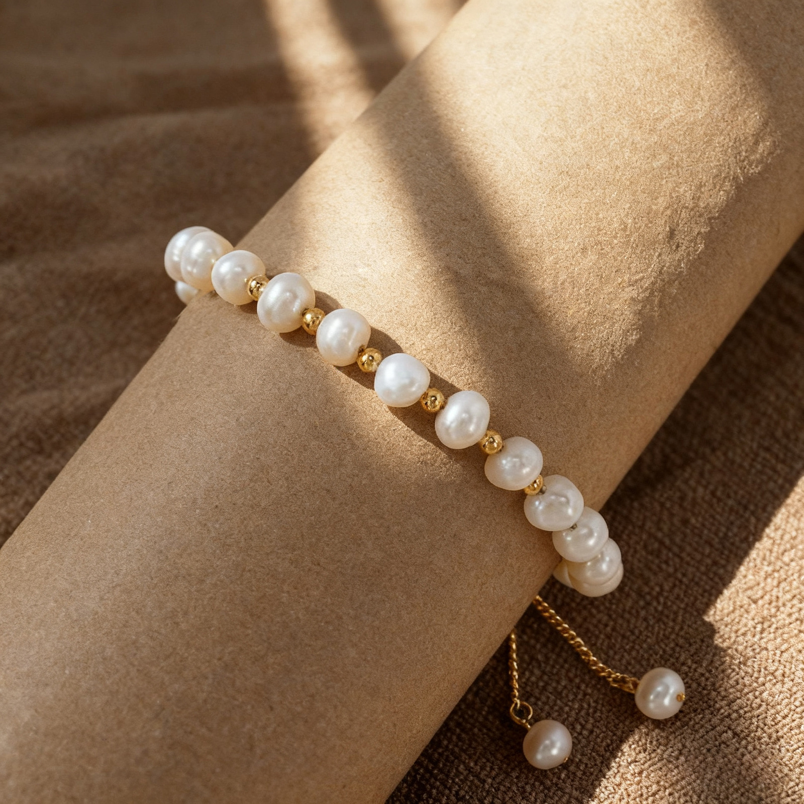 Elegant Pearl Metal Bracelet Fashion Women's Business Gift Cross Ring Bracelet Fashion Chain Accessory Suitable For Parties And Travel